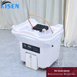 เก้าอี้สระผมเคลื่อนที่ KISEN พร้อมส่งฟรี สำหรับร้านเสริมสวย รุ่นโมเดิร์น อ่างล้างผมแบบพกพา สำหรับร้านเสริมสวย - Product Image 5