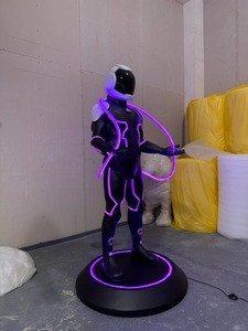 Décoration de barre virale de robot Cyberpunk de lueur de tête et de poitrine pour des occasions de photo - Product Image 5