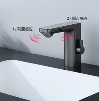 Nouveau robinet mitigeur d'eau chaude et froide sans contact numérique intelligent à capteur de conception avec affichage de la température pour robinet de lavabo de salle de bain