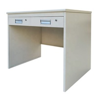Bureau en aluminium avec 6 tiroirs et serrure pour bateau de croisière ou bateau
