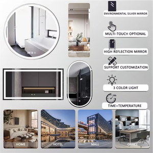 XHS OEM 43 55 pouces Android Workout Intelligence artificielle miroir <span class=keywords><strong>Photo</strong></span> interactive exercice magique illuminé - Product Image 2