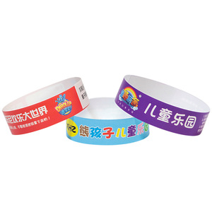 Pulsera de Papel Tyvek Desechable de Color Sólido para Entradas, Disponible en Fábrica, Entrega Rápida, para Eventos Festivos y Fiestas - Product Image 3