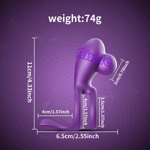 Anello vibrante per pene e testicoli con stimolazione clitoridea, vibratore di coppia per uomo, giocattoli sessuali per adulti con 10 modalità di vibrazione - Product Image 6