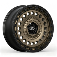 Jantes en alliage d'aluminium ZO Z-409 6061-T6 bronze noir de 17 à 22 pouces, style Beadlock tout-terrain, 5x127 6x139.7 pour camions et SUV