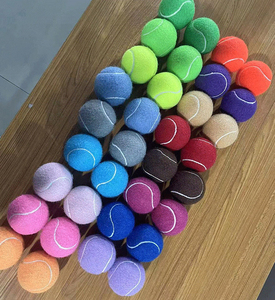 Pelota de Tenis para Perros con Logotipo Personalizado, Juguete Masticable Interactivo de Silicona y Goma Resistente, Suministros para Mascotas de Fábrica, Múltiples Colores, Herramienta de Entrenamiento para Mascotas - Product Image 1