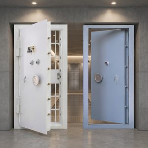 Porte de coffre-fort en acier ignifuge avec serrure électronique numérique et serrure à clé pour coffre-fort commercial - Product Image 6