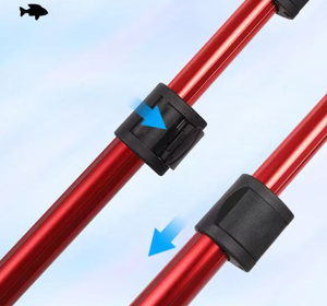 Épuisette de pêche à double nœud en caoutchouc, panier profond avec cerceau en aluminium, épuisette pliable à main, maille personnalisée pour la pêche à la <span class=keywords><strong>carpe</strong></span> - Product Image 3