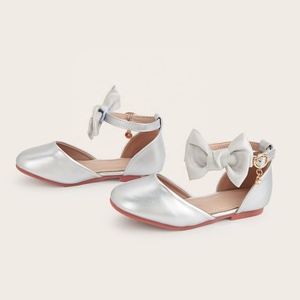 Sandali da Principessa per Bambine con Fiocco e Punta Rotonda, Suola Morbida, Moda 2026 per Bambine Piccole e Medie - Product Image 4