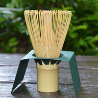 Fouet à matcha japonais traditionnel écologique en bambou, agitateur à 100 brins pour la cérémonie du thé matcha en poudre
