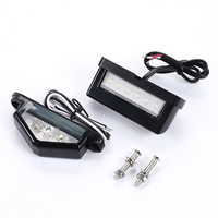 Vente en gros de feux de plaque d'immatriculation 12V/24V pour camion et remorque - 3 LED ultra-minces, profil bas, 0,001A, haute efficacité, lampe de plaque CCC EMARK