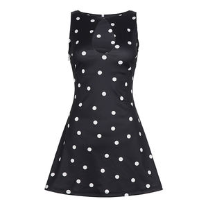 Vestidos de mujer de moda, los más vendidos para el verano, estilo halter, con lunares, sexys, dulces, estilo urbano, con aberturas, de malla, con lazo, escote en V profundo y sin espalda - Product Image 5