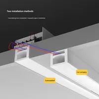 Bande LED RGB 5050 étanche IP65 avec profil ABS, contrôleur CRI80 DC24V, dimmable, pour aménagement paysager extérieur et Noël