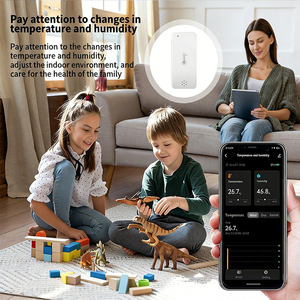 RKHK Tuya Zigbee Temperature Humidity Sensor with Voice Control Via APP Smart Life Works with <strong>Alexa</strong> Yandex - Product Image 6