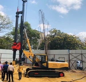 เครื่องเจาะแบบหมุน LR100 พร้อมความลึกในการเจาะสูงสุด 500 เมตร เส้นผ่านศูนย์กลาง 500 มม. แรงบิด 100 KN.M สำหรับงานก่อสร้างเสาเข็ม - Product Image 1