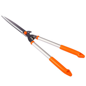 Cisailles à haies orange, lame en acier inoxydable de 320 mm, outil de taille de jardin en forme de V, ciseaux d'entretien de pelouse deux-en-un - Product Image 4