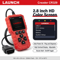 Escáner OBD2 Universal LAUNCH CR329, Lector de Códigos de Fallas Automotrices, Listo para Enviar, para Entusiastas del Bricolaje y Pequeños Mecánicos
