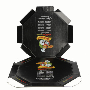 Caja de Pizza Octogonal de Papel Kraft de Calidad Garantizada, Venta al por Mayor, Barata, Nuevo Diseño <span class=keywords><strong>2022</strong></span>, Cajas de Cartón con Impresión a Color - Product Image 5