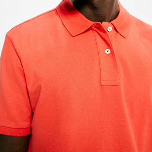 Polos de hombre de alta calidad de color personalizados, camisetas de polo ajustadas para hombre, polos de hombre con logotipo personalizado - Product Image 4