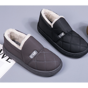 Vente en gros <span class=keywords><strong>de</strong></span> pantoufles en coton <span class=keywords><strong>de</strong></span> haute qualité pour hommes, chaussures <span class=keywords><strong>de</strong></span> marche d'extérieur décontractées et antidérapantes pour papa ou vieil homme - Product Image 3