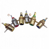 Adaptateurs RCA Femelle Lotus - Montage sur Panneau de Châssis |   Connexion audio haute fidélité pour amplificateurs, mixeurs et équipements audio professionnels