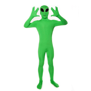 Meilleures ventes transfrontalières : Ensemble de costumes pour enfants en soie, modèle <span class=keywords><strong>Extraterrestre</strong></span> Vert Mince, pour spectacle de scène, thème ET et Aliens - Product Image 5