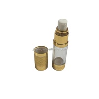 Flacon Airless en Plastique de Luxe 15ml 30ml 50ml 80ml 100ml Cylindre Shampooing Crème Eau Liquide Lotion Pompe Emballage Cosmétique