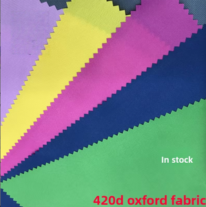 ผ้าอ๊อกซ์ฟอร์ดโพลีเอสเตอร์ 420D 17*17 เคลือบกันรอยขีดข่วน มีสินค้าในสต็อก 100%  สำหรับบุกระเป๋า มีหลายสี ทอธรรมดา - Product Image 3
