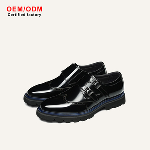 OEM Custom Luxury Designer Men's Cowhide Formal <b>Shoes</b> Breathable Anti Slip Lace Pointed Toe Business Wedding Oxfords Loafers - Product Image 2