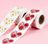 Étiquettes autocollantes en papier imperméable, autocollants mats, personnalisation d'autocollants