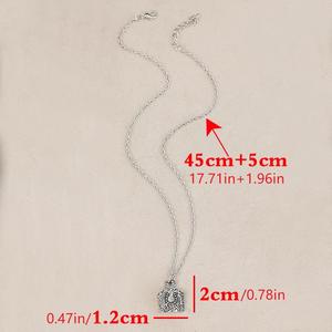 Collar de marca de etiqueta de oreja de joyería del sudoeste de piedras preciosas turquesas de 2cm, etiqueta de oreja de vaca pequeña con gargantilla grabada de animales de granja - Product Image 5