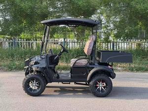 Carro de Golf Todoterreno de Alta Gama Personalizado, de Cuatro Ruedas, para Caza, de 2 Plazas, con Batería de Litio de 72V, 4x4, con Escalón Lateral, Mini Carro de Golf - Product Image 3
