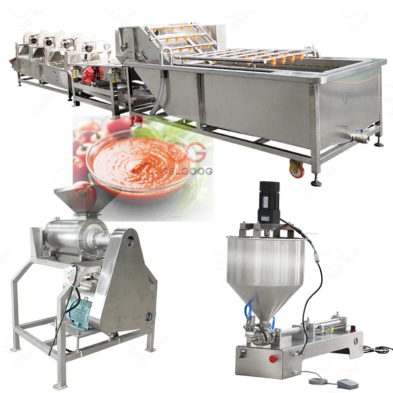 Fabrika Domates Ketçap Makinesi Domates Salçası/Domates Sosu Üretim Hattı