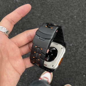 Bracelet en métal en alliage de titane pour <span class=keywords><strong>Apple</strong></span> <span class=keywords><strong>Watch</strong></span> Ultra 49mm 10 9 8 <span class=keywords><strong>7</strong></span> <span class=keywords><strong>45mm</strong></span> Bracelet Bracelet de montre en titane pour IWatch 6 5 4 SE - Product Image 2