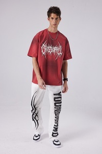 <span class=keywords><strong>T</strong></span>-shirt da uomo di alta qualità con ricamo a ragnatela. Alla Moda e Trendy. Disponibile all'Ingrosso. - Product Image 3