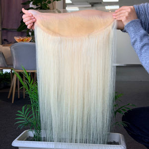 613 #   13x4 pour fermeture frontale en dentelle droite, cheveux humains vierges Remy brésiliens, 10-22 pouces - Product Image 3