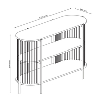 Armoire minimaliste moderne en corde tissée Transfert en bois Conception de loisirs Console Tables pour la maison Salle de banquet Meubles de salon