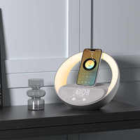 Lampe de bureau multifonctionnelle sans fil avec haut-parleur LED, contrôle tactile, veilleuse d'ambiance – Cadeau d'anniversaire pour chambre à coucher