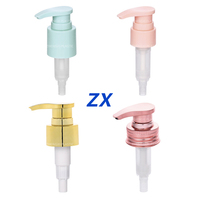 Nouvelle conception de bouchon en plastique 24/410 28/410, distributeur de liquide écologique portable, pompe à lotion gauche-droite pour le lavage des mains