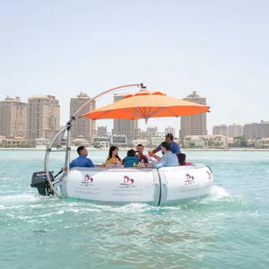 Autres équipements de jeux aquatiques Donut aquatique Bateau flottant avec barbecue - Product Image 1