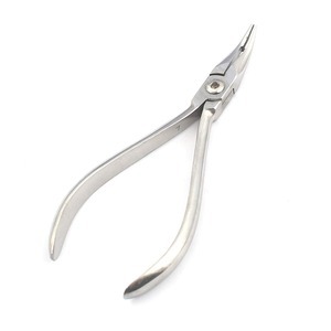 Stainless Steel Orthodontic Wire Bending Cutting <b>Pliers</b> 15cm Manual Dental Surgical Instrument Class I Silver Optitech - Product Image 3