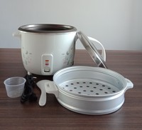전기 2.8L 휴대용 밥솥 계량컵 포함 스마트 다용도 주방 가전, 빠른 조리 및 보온 기능 탑재
