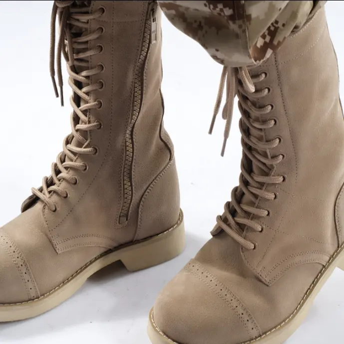 China xinxing personalizado outdoor tático deserto couro ankle boots