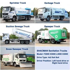 Camion balayeuse routière diesel 4x2 EV de haute qualité Shacman pour l'extérieur, petit camion aspirateur pour aéroports en Malaisie - Product Image 5