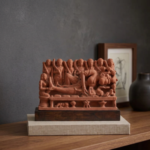 Escultura del Nacimiento de Krishna del Siglo X, Réplica de Arte de Templo Hindú de Janmashtami - Product Image 3