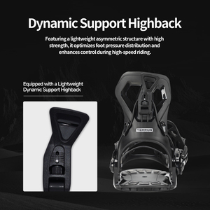 Attacchi per Snowboard Terror P1 con Inserimento Rapido, OEM ODM Personalizzabili, Durevoli per Principianti e Intermedi - Product Image 4