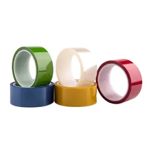 Green Blue Brown Polyester Tape Flexible Heat Resistant Pull Material Polyester PET Tape For Curtain Grosgrain