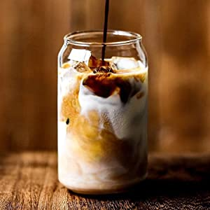 16oz 20oz blank sublimation colorful glassato soda water juice beer can glasses con coperchio in bambù e cannuccia - Product Image 3