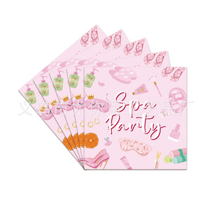 Spa Party <b>Tablecloth</b> Paper Disposable <b>Rectangle</b> 60-80 Pcs Birthday Decorations Venue Setup Props - Product Image 2