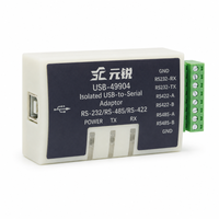 Konverter Serial USB ke RS232 RS485 RS422 Terisolasi Secara Optik untuk Industri, Kompatibel dengan USB1.1 USB2.0 30V 300-115200bps