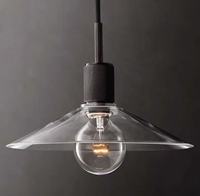 Luminaire suspendu rétro américain tout en cuivre pour restaurant, luminaire suspendu simple pour comptoir de bar, allée ou îlot, petit luminaire suspendu pour plateforme.
